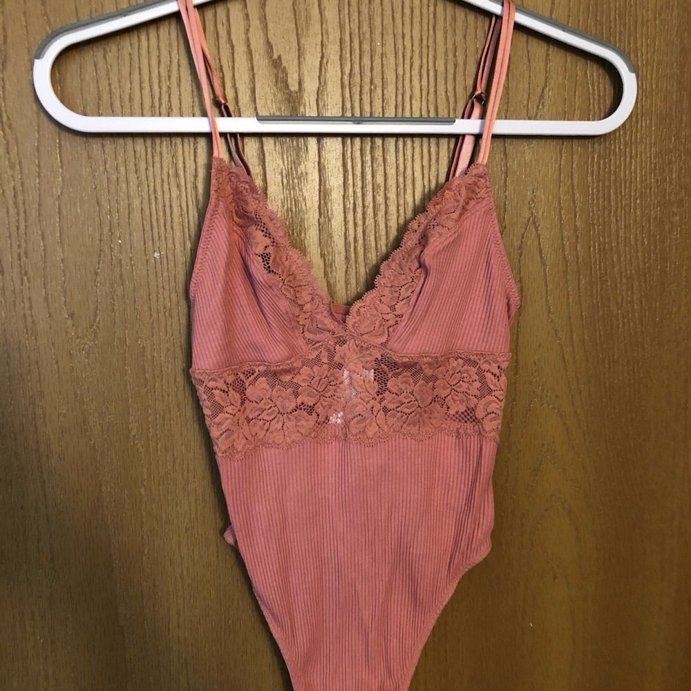Pink bodysuit
